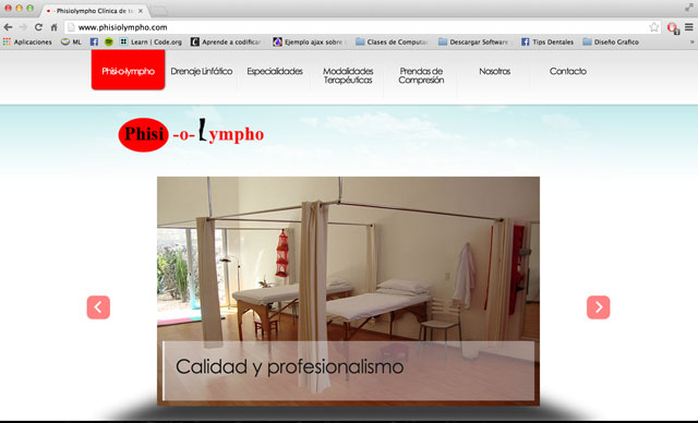phisiolympho.com Clinica de terapia fisica y rehabilitación